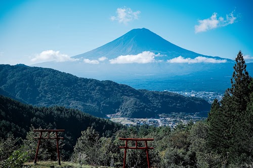 Mount Fuji Distant Worship Site (Tenku no Torii) Torii View
